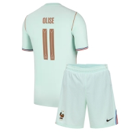 Camiseta Francia Michael Olise #11 Segunda Equipación Replica Mundial 2026 para niños mangas cortas (+ Pantalones cortos)